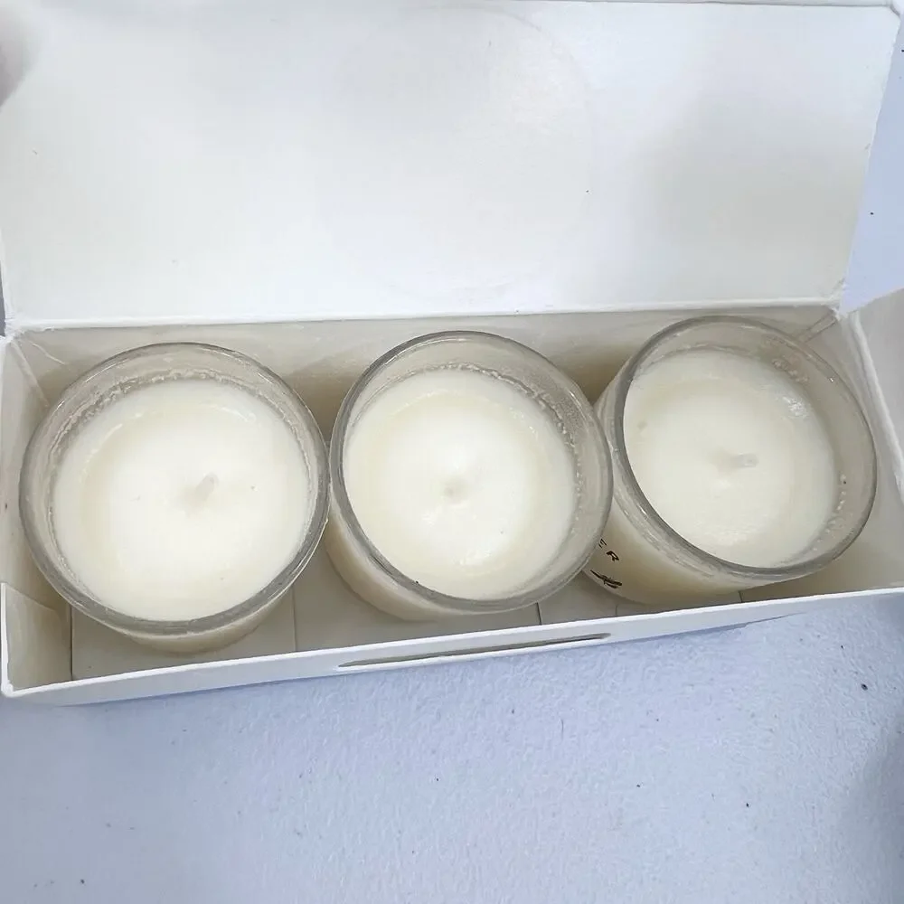VINTAGE Kenneth Turner London 9 Votive Fragranced Calming Bath Candles